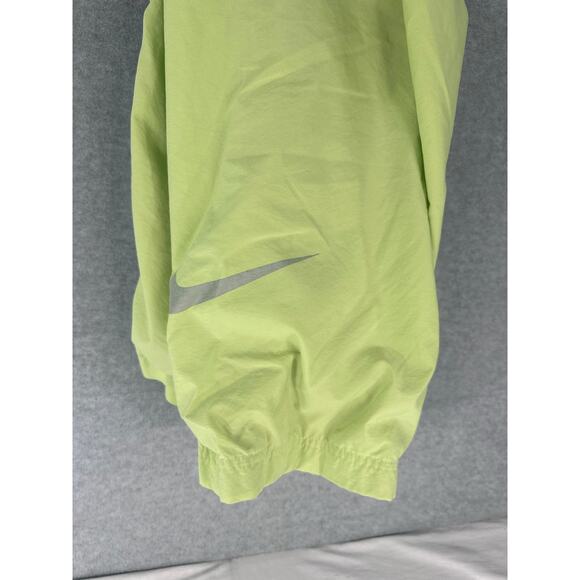 Nike Green Women's sz M Striped Pants Cargo Sweatshirt Lined Track Pants Y2K - Picture 6 of 12
